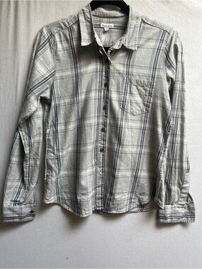 Steven Alan Plaid Button Down Shirt Long Sleeve Cotton Size M